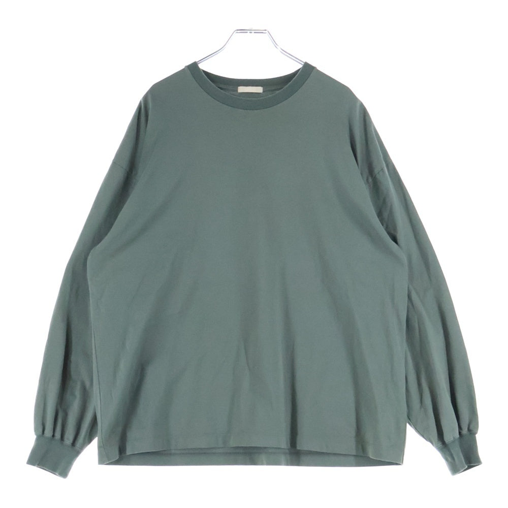 ULTERIOR(アルテリア) コットン クルーネック 長袖Tシャツ カットソー カーキ ULCS71-HA168