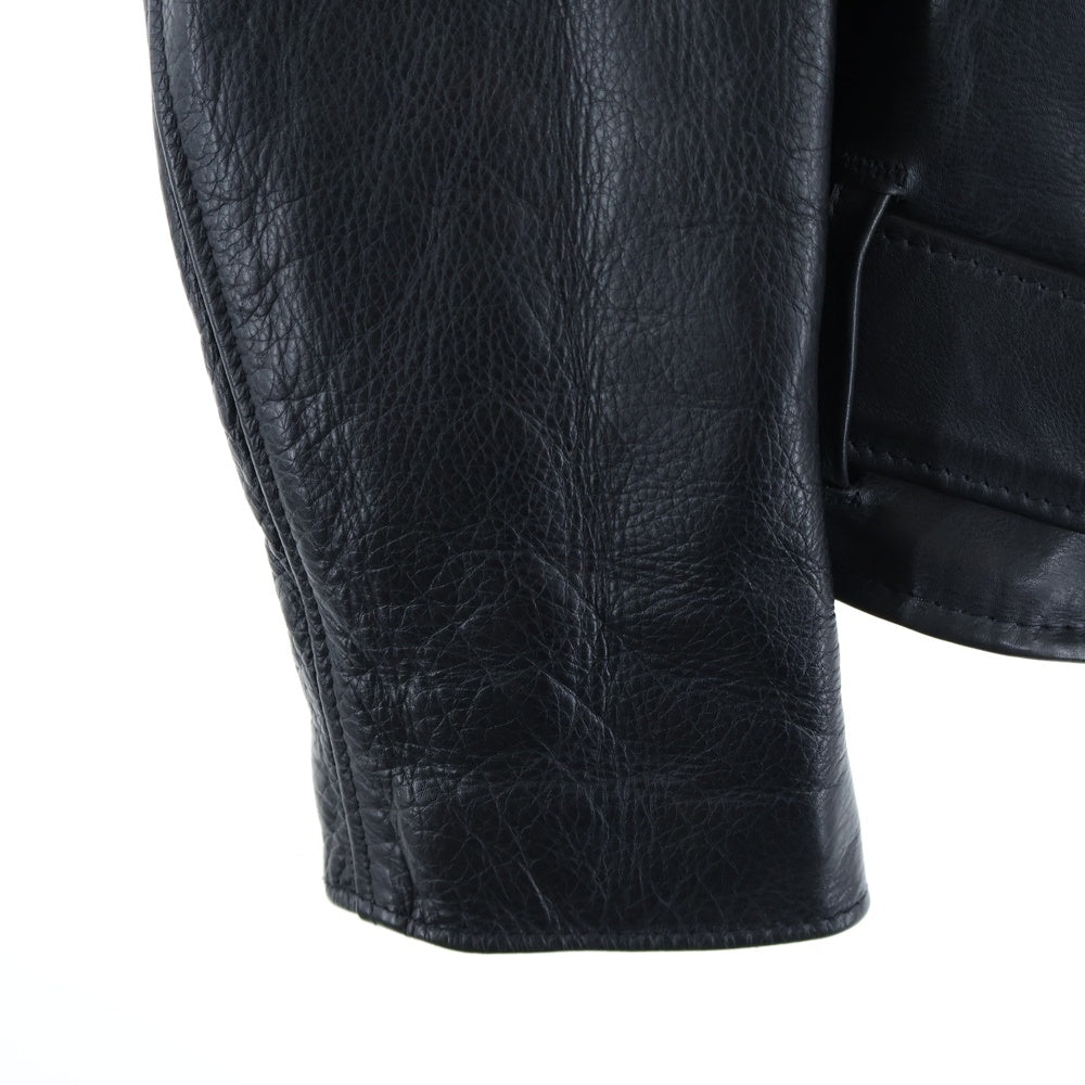 mastermind JAPAN(マスターマインドジャパン) ×Schott One Star Riders 613MM ショット ワンスター レザー ダブルライダースジャケット ブラック 996-9217613