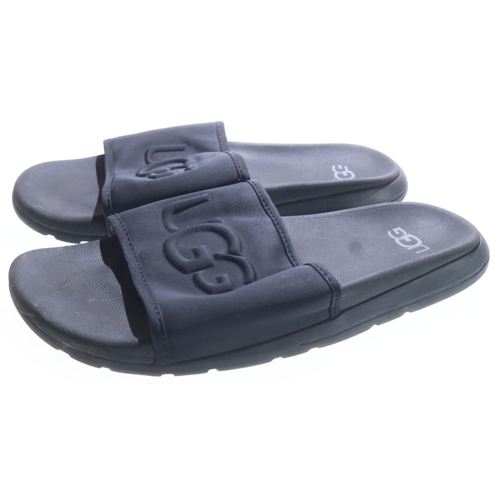 UGG(アグ) ロゴエンボス フラットサンダル ブラック