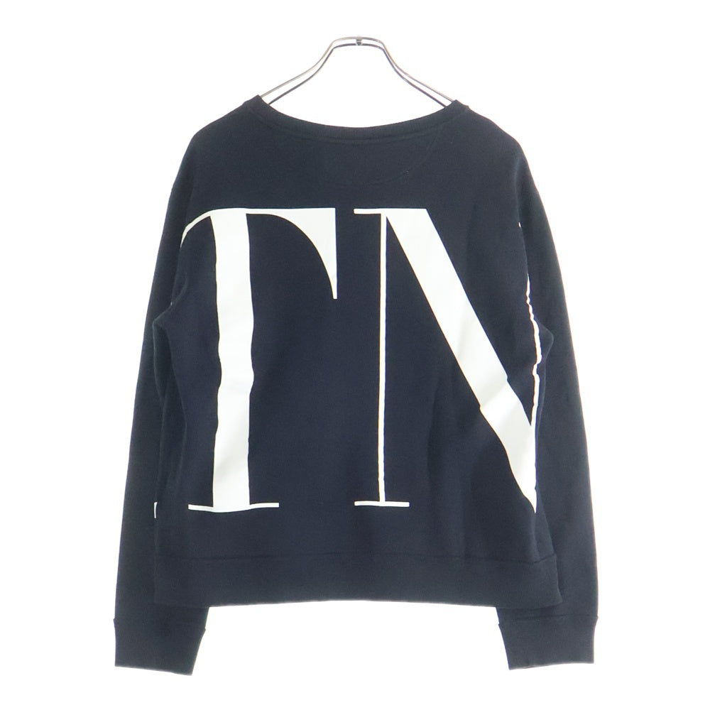 VALENTINO(ヴァレンティノ) Logo Crewneck ロゴクルーネックスウェットトレーナー ブラック SV3MF12K591