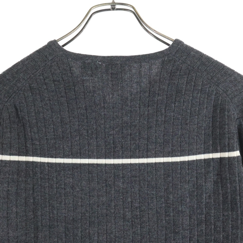 Armani Exchange(アルマーニ エクスチェンジ) Vネック ウールニットセーター グレー