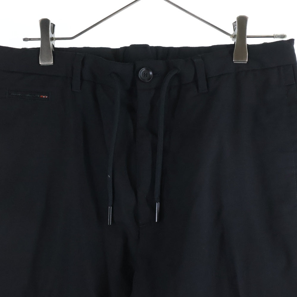 DIESEL(ディーゼル) センタープレス カットオフデザイン イージー スラックスパンツ ブラック