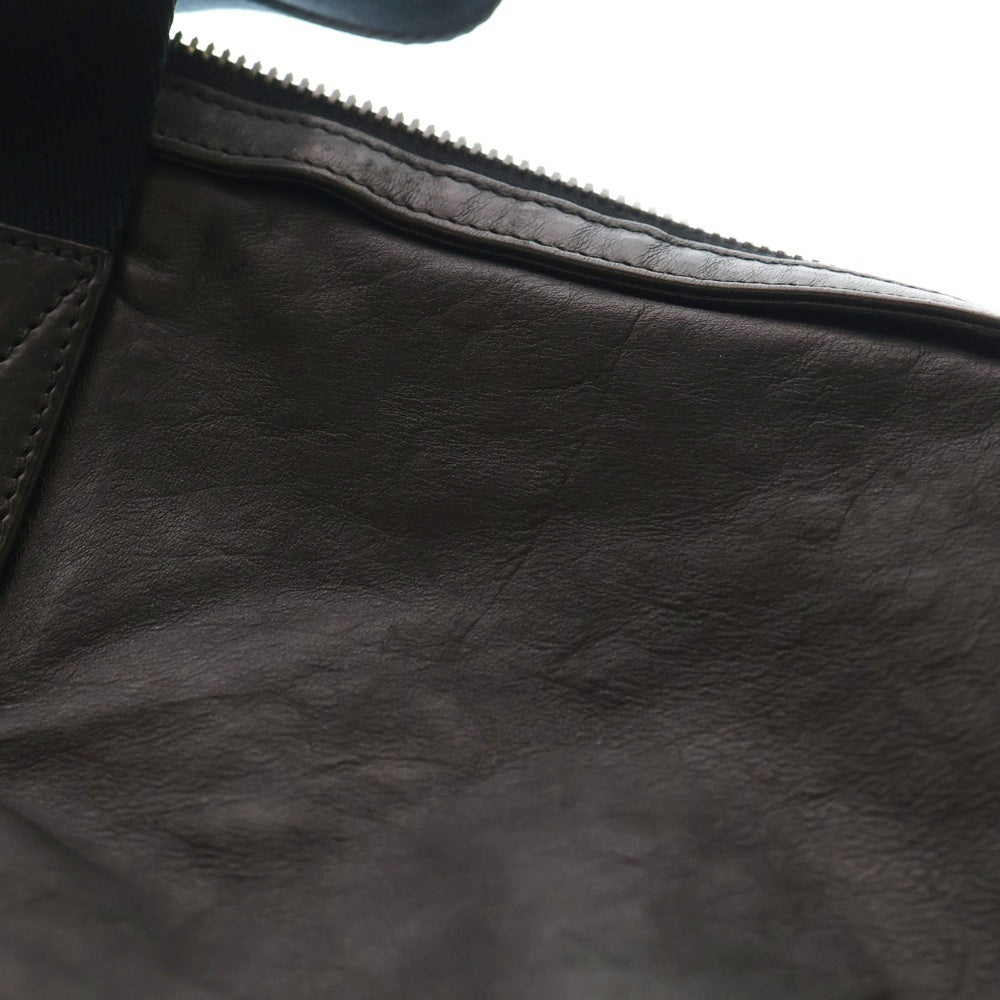 BOTTEGA VENETA(ボッテガヴェネタ) イントレチャート レザー ボストンバッグ ブラック