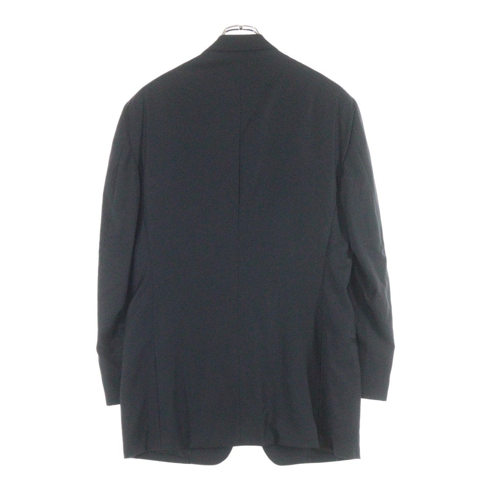 GIORGIO ARMANI(ジョルジオアルマーニ) 1B ピークドラペル ウール テーラードジャケット ブラック