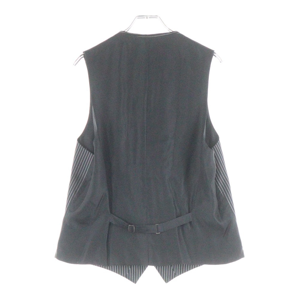 BARNEYS NEWYORK(バーニーズ ニューヨーク) ショールカラー ジャケット サイドライン スラックスパンツ 3ピース ブラック