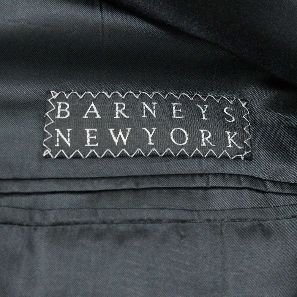 BARNEYS NEWYORK(バーニーズ ニューヨーク) ショールカラー ジャケット サイドライン スラックスパンツ 3ピース ブラック