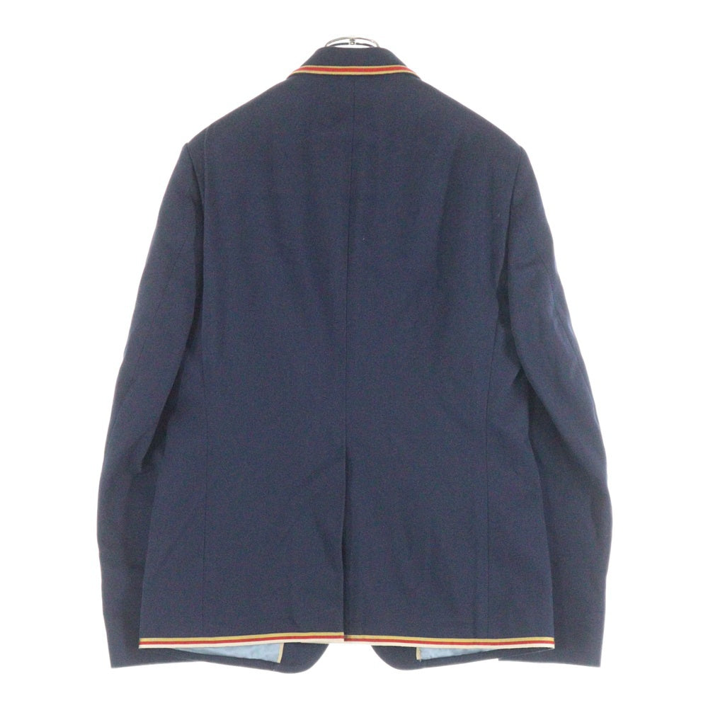 GUCCI(グッチ) ビーブローチ ノッチドラペル 金ボタン テーラードジャケット ネイビー 598648