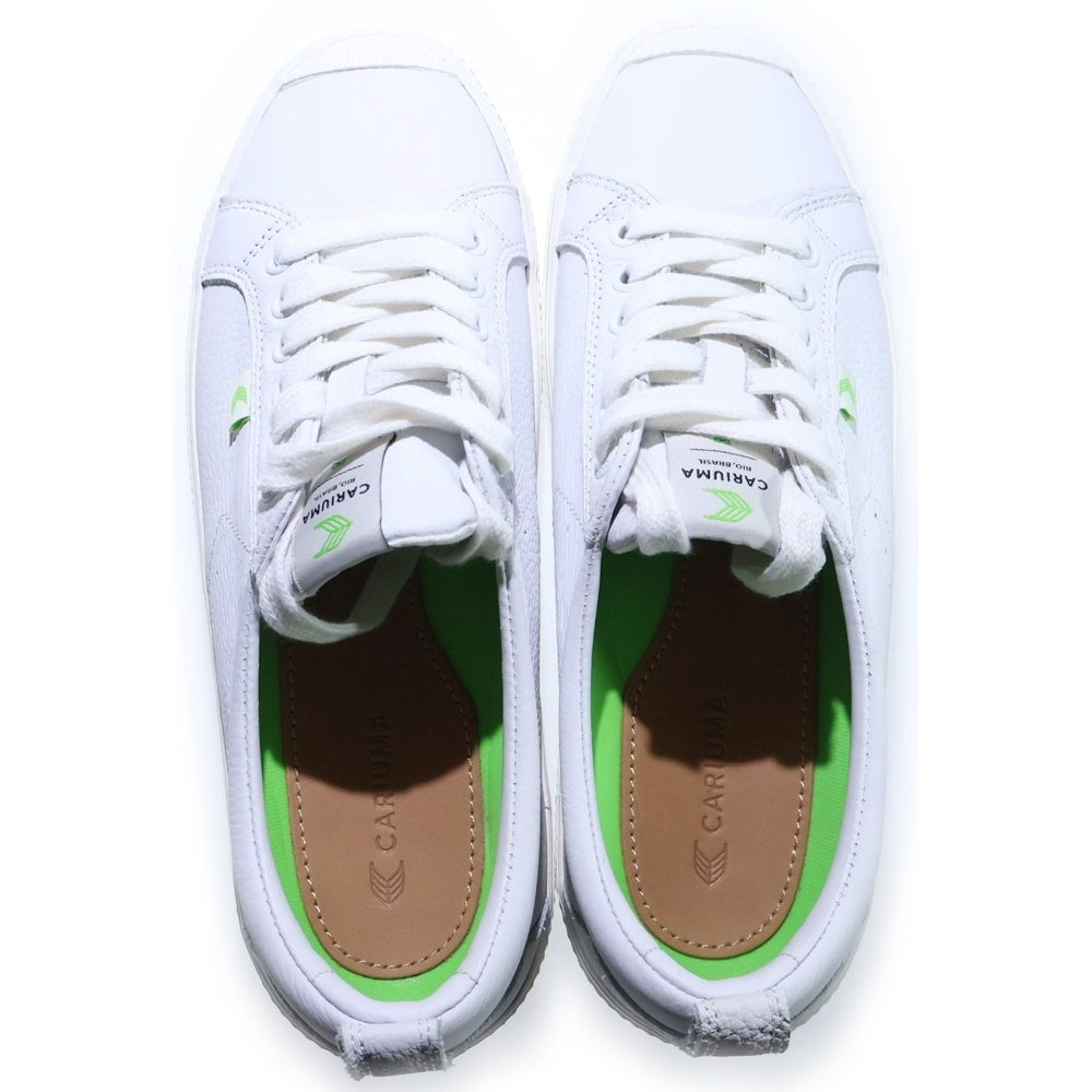 CARIUMA(カリウマ) OCA Low レザーローカットスニーカーシューズ ホワイト US8.5/26.5cm