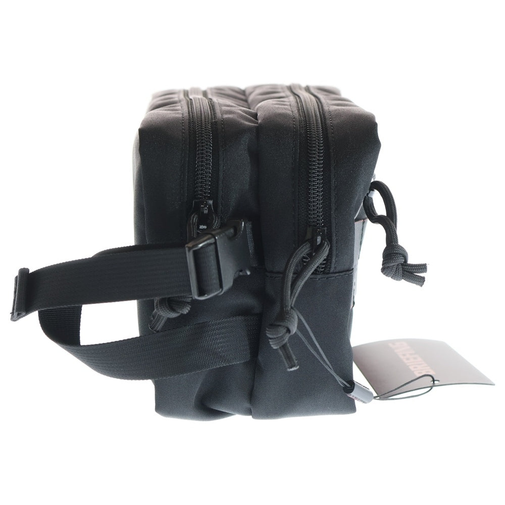 BRIEFING(ブリーフィング) DOUBLE ZIP POUCH STD ダブルジップ ポーチ セカンドバッグ ブラック