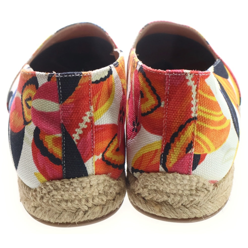 CHRISTIAN LOUBOUTIN(クリスチャンルブタン) ALFREDO FLAT PONY クラウン刺繍 エスパドリーユ スリッポン ローカットシューズ マルチ