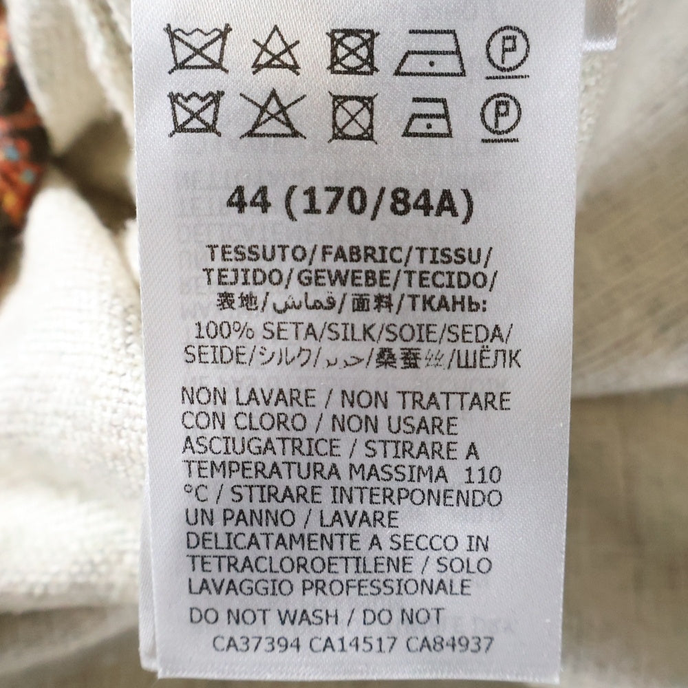 GUCCI(グッチ) エスニック総柄 シルク 長袖シャツ マルチ 597913 ZADAE