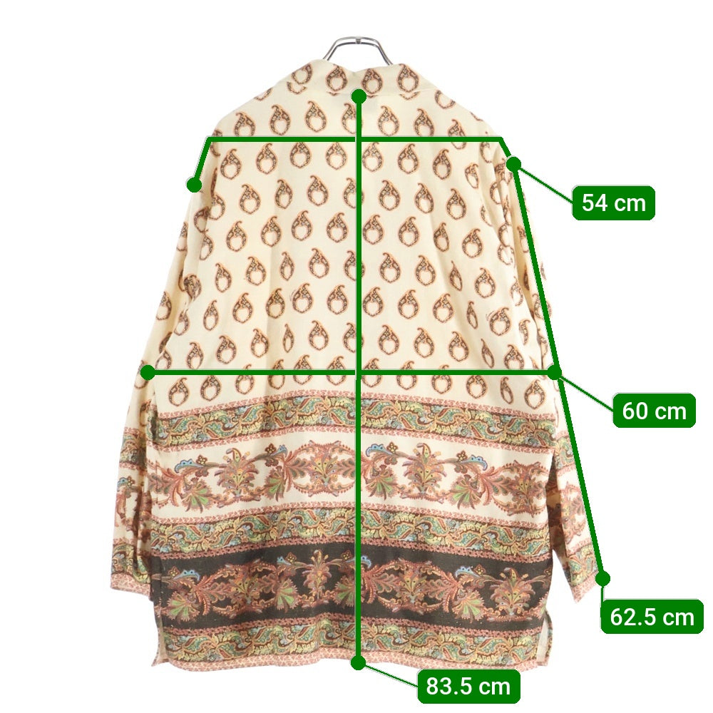 GUCCI(グッチ) エスニック総柄 シルク 長袖シャツ マルチ 597913 ZADAE