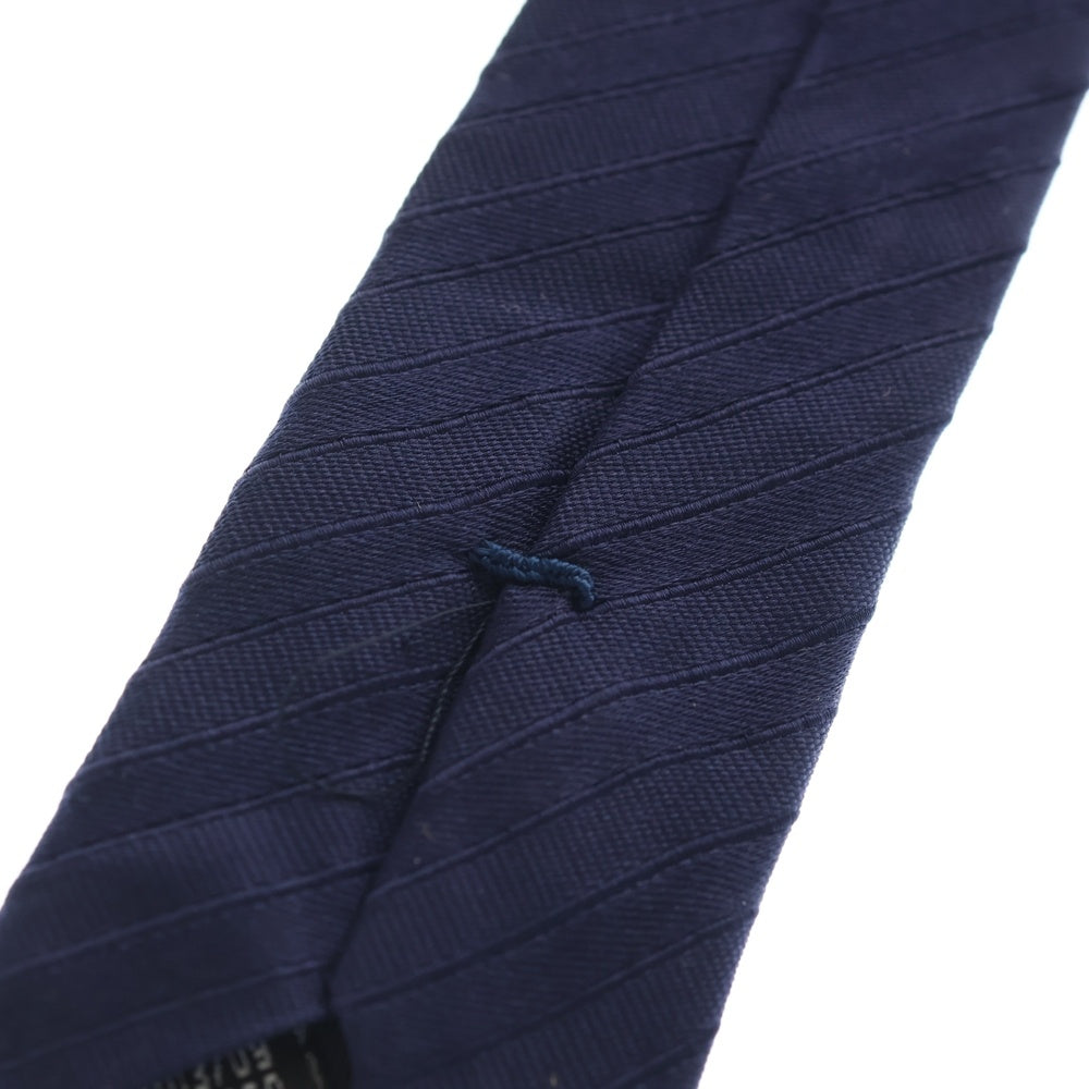 EMPORIO ARMANI(エンポリオアルマーニ) ストライプ シルク ネクタイ ネイビー