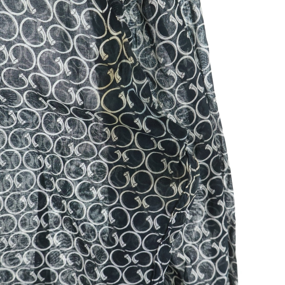 GUCCI(グッチ) G総柄 シルク 長袖シャツ ブラック 189474 Z0537