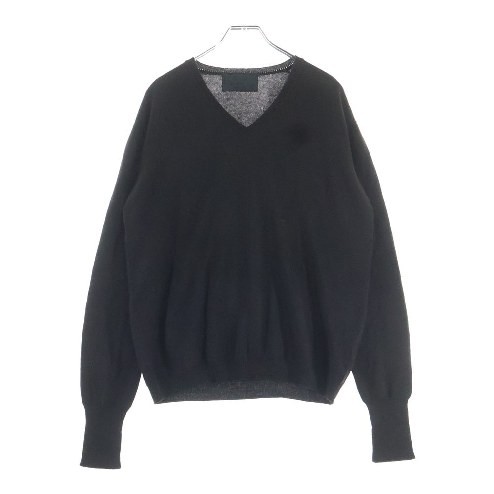 PRADA(プラダ) カシミヤ Vネック ニット セーター ブラック