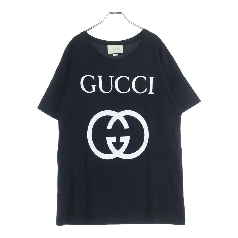 GUCCI(グッチ) インターロッキングG 半袖Tシャツ ネイビー 493117