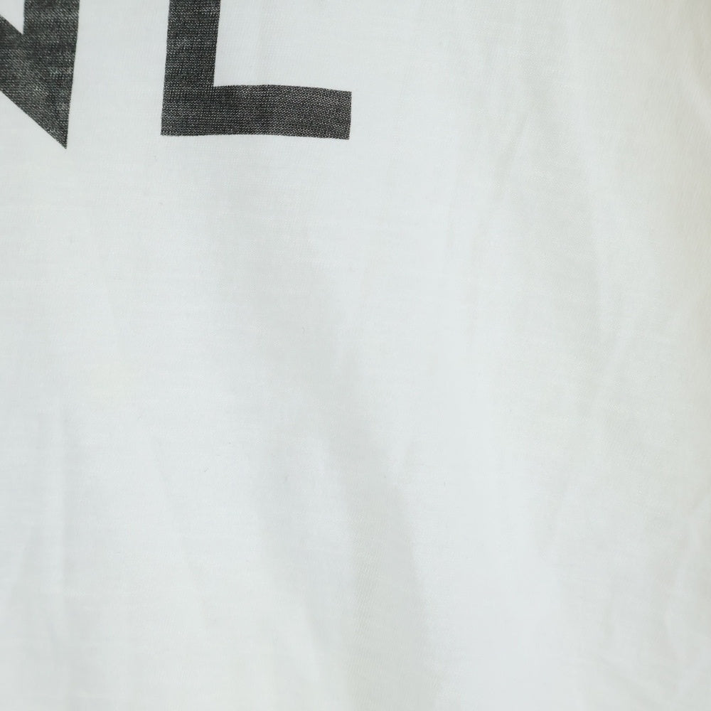 CELINE(セリーヌ) フロントロゴプリント クルーネック 半袖Tシャツ カットソー ホワイト X008370E