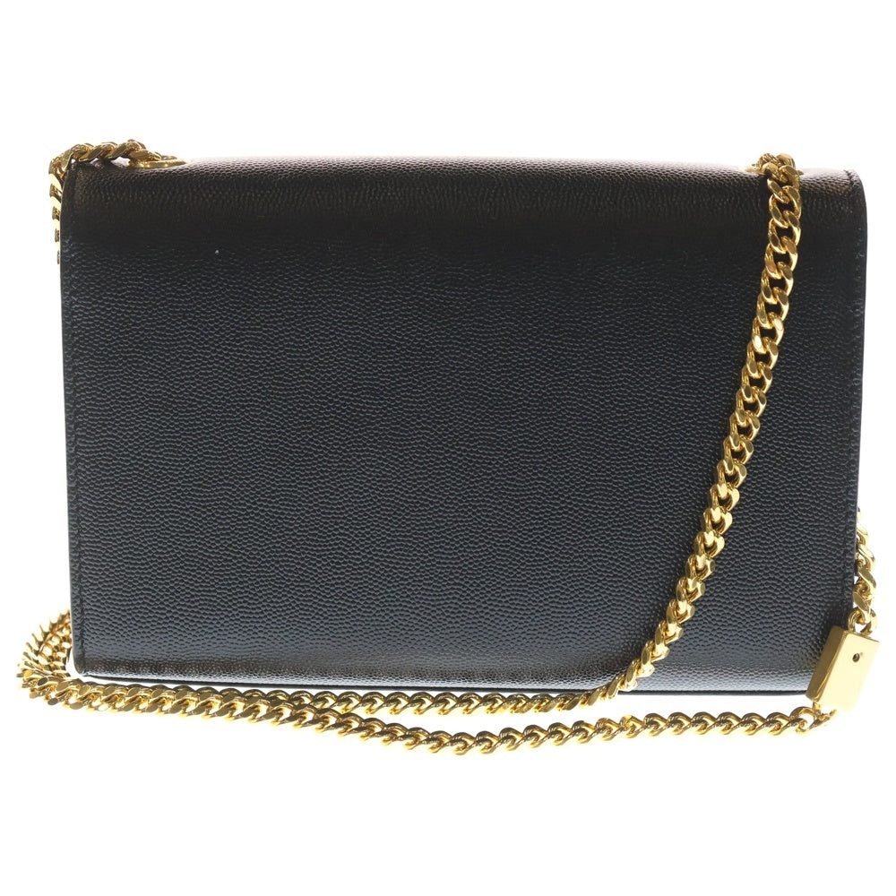 SAINT LAURENT PARIS(サンローランパリ) ケイト レザー チェーンショルダーバッグ ブラック 354119 レディース