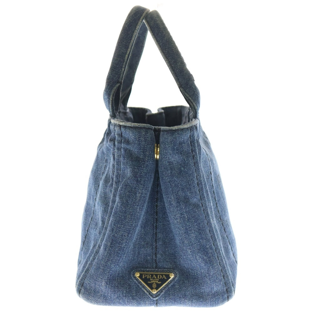 PRADA(プラダ) カナパ ミニ 2WAY デニムハンドバッグ ショルダーバッグ インディゴ B1872B レディース