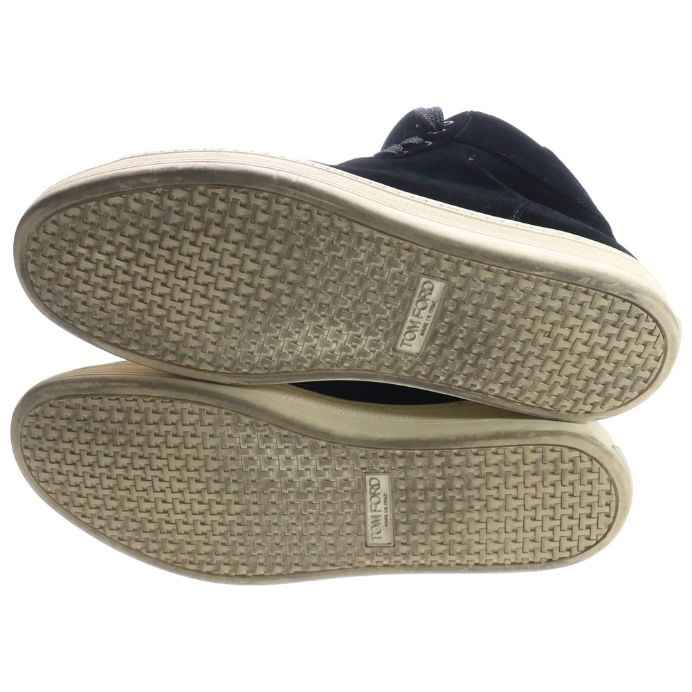 TOM FORD(トムフォード) スエード ハイカットスニーカー ブラック J0877T