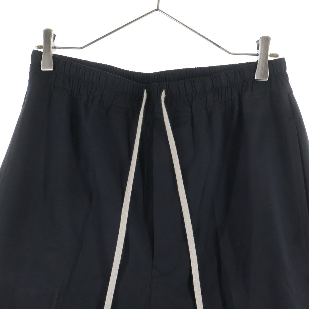 Rick Owens(リックオウエンス) 19AW LARRY期 Astaires Cropped Drawstring Pants アステア ドローストリング ウール クロップドパンツ ブラック RU19F4395-ZL