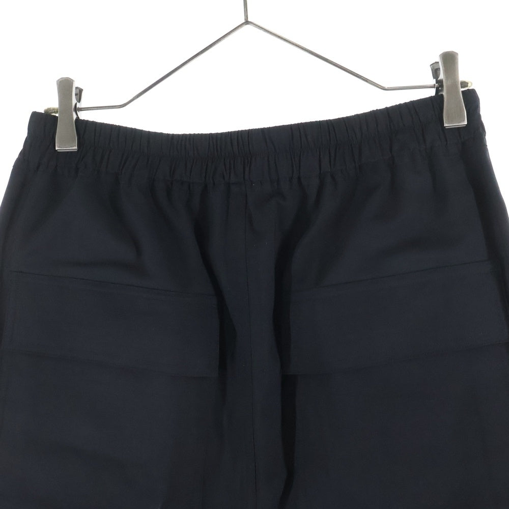 Rick Owens(リックオウエンス) 19AW LARRY期 Astaires Cropped Drawstring Pants アステア ドローストリング ウール クロップドパンツ ブラック RU19F4395-ZL