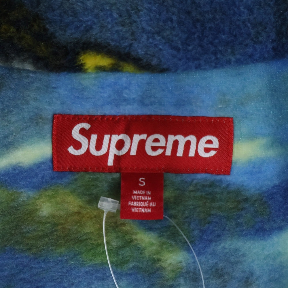 SUPREME(シュプリーム) 25AW ×ANTIHERO Fleece Jacket アンタイヒーロー 総柄 フリースジャケット ブルー