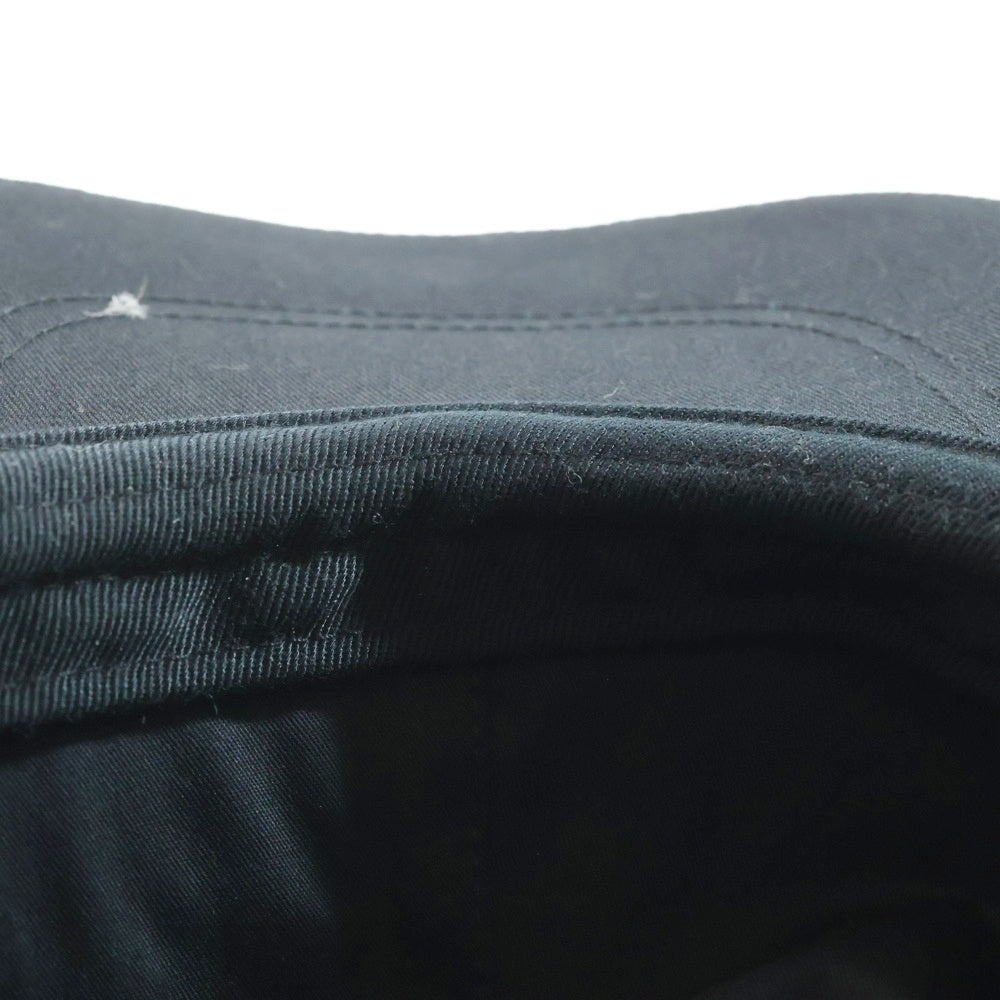 SUPREME(シュプリーム) 25AW New York Leather 6-Panel ニューヨーク レザー 6パネル キャップ 帽子 ブラック