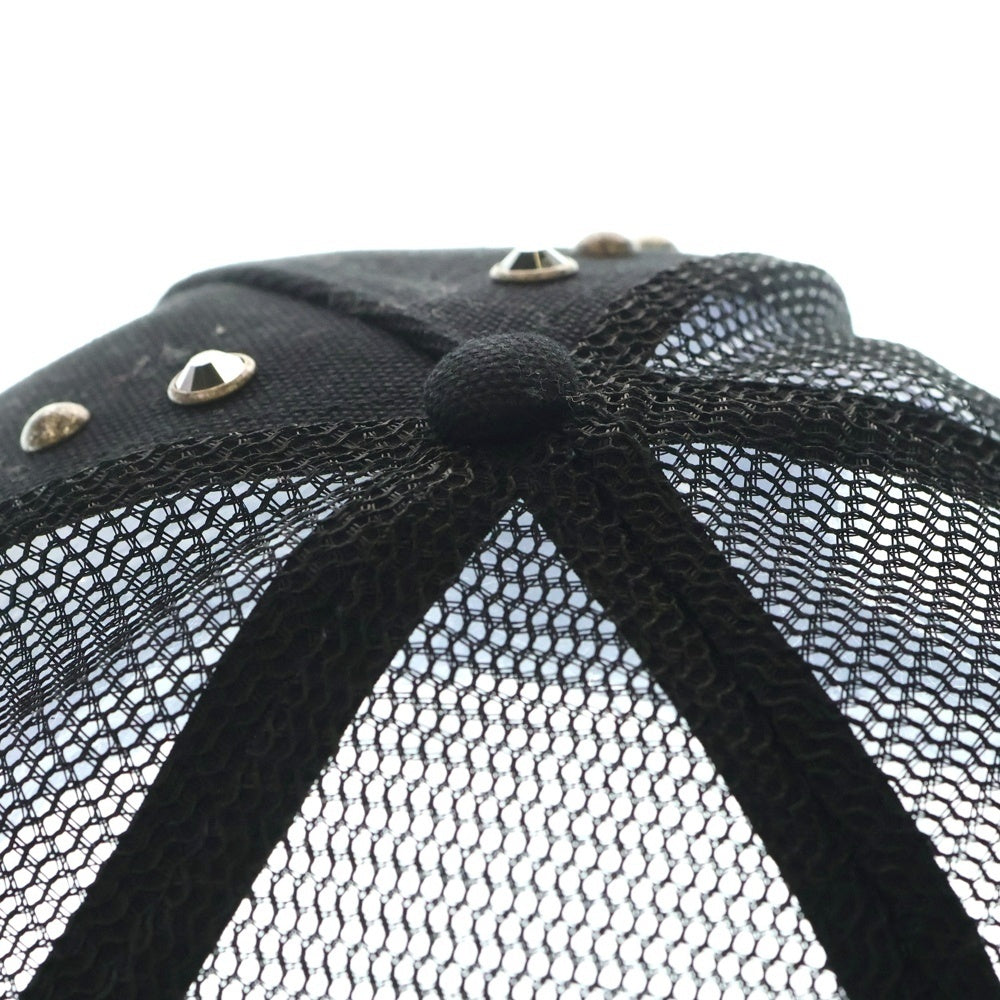 SUPREME(シュプリーム) ×B.B. Simon Studded Mesh Back 5-Panel ビービーサイモン スタッズ メッシュキャップ 帽子 ブラック