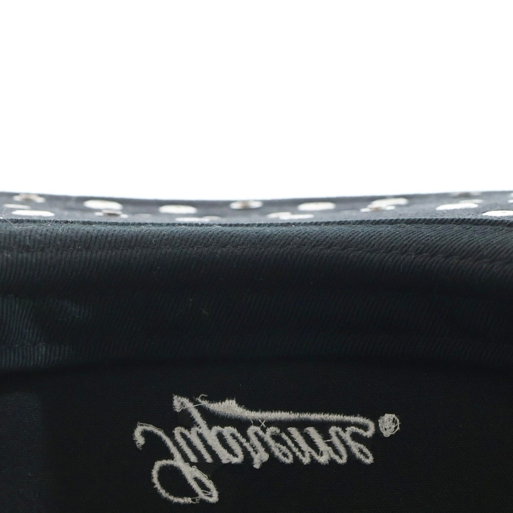 SUPREME(シュプリーム) ×B.B. Simon Studded Mesh Back 5-Panel ビービーサイモン スタッズ メッシュキャップ 帽子 ブラック