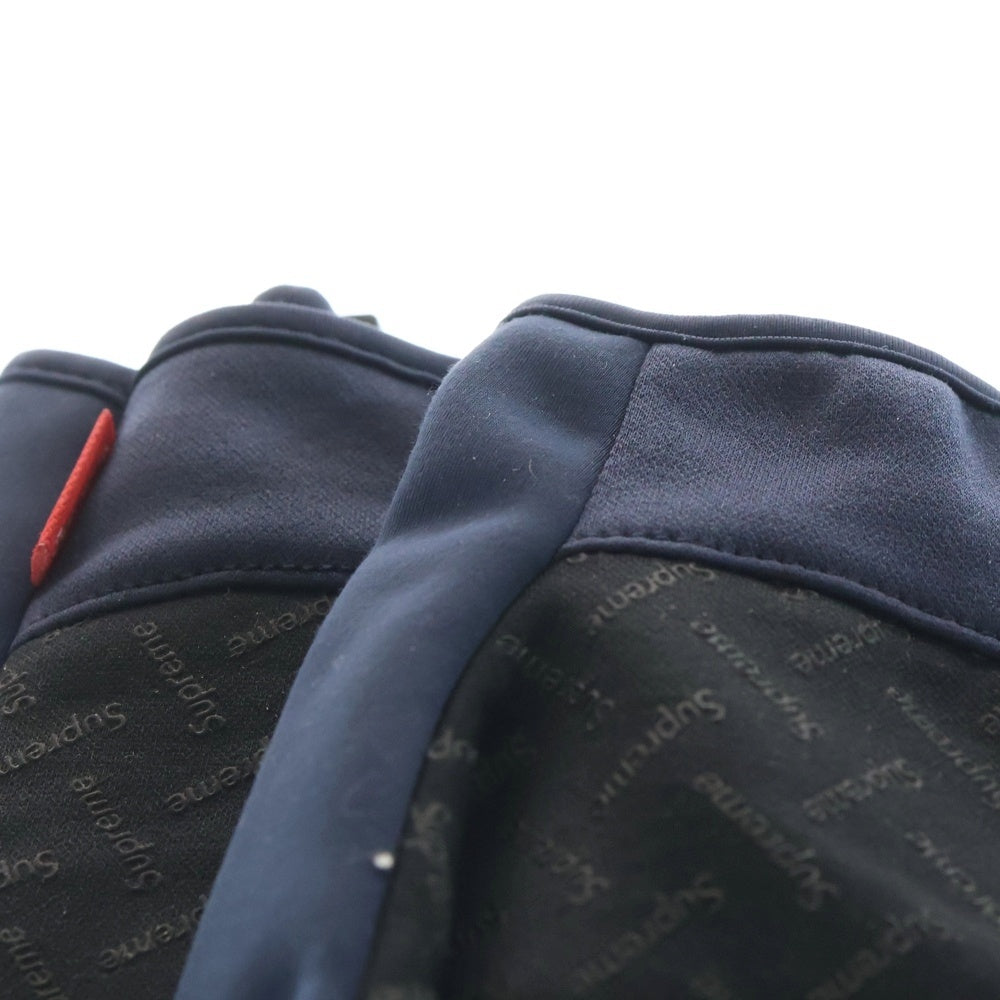 SUPREME(シュプリーム) WINDSTOPPER Zip Gloves ウィンドストッパー ジップ グローブ 手袋 ネイビー