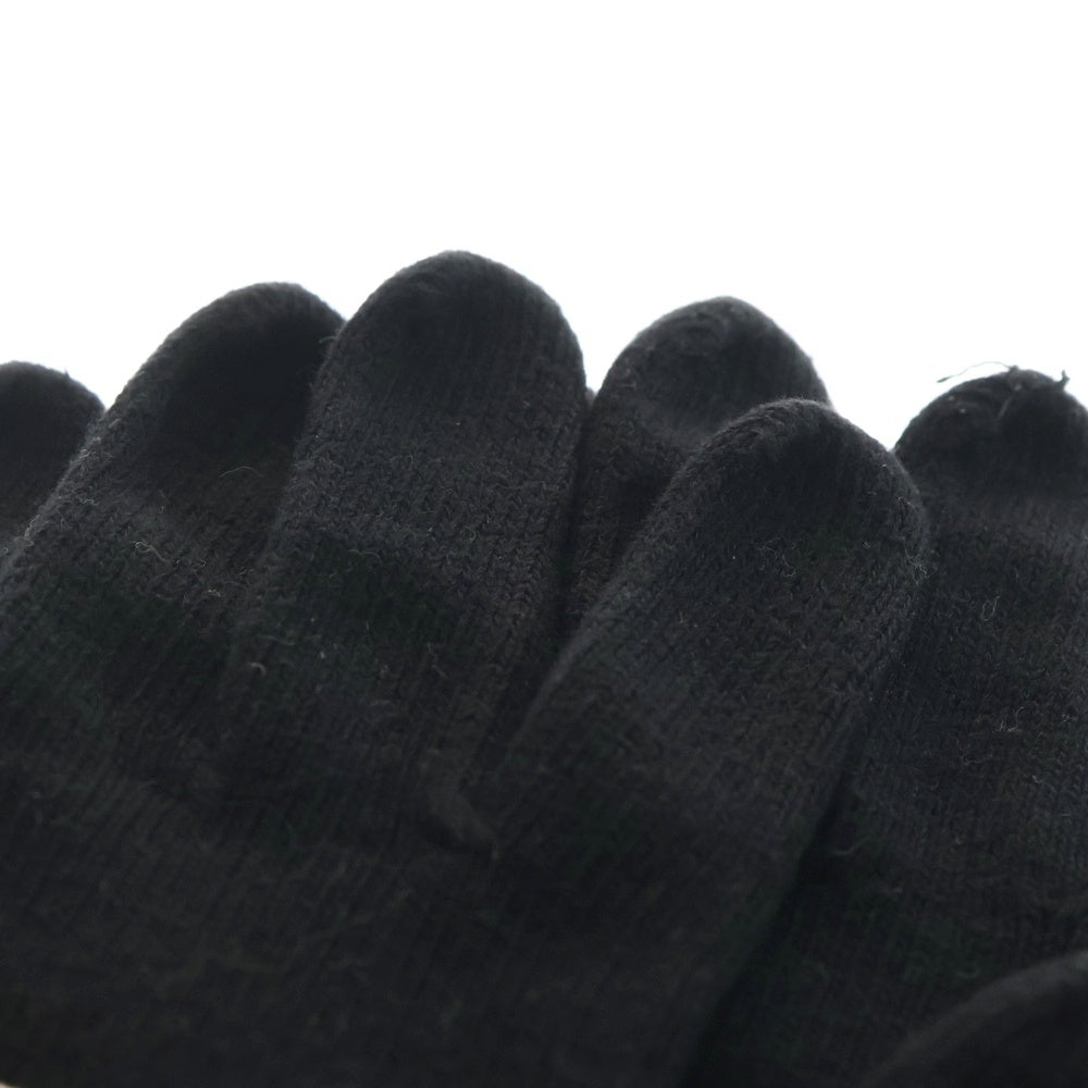 UNDEFEATED(アンディフィーテッド) ×Anti Social Social Club F1 Gloves ロゴプリント グローブ 手袋 ブラック