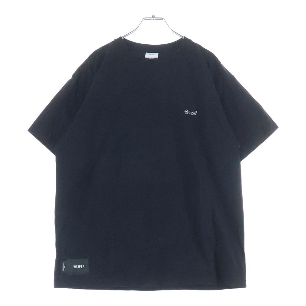 WTAPS(ダブルタップス) 25SS DOT SIGHT/SS/COTTON ドットサイト プリント クルーネック半袖Tシャツ カットソー ブラック 251ATDT-STM05S
