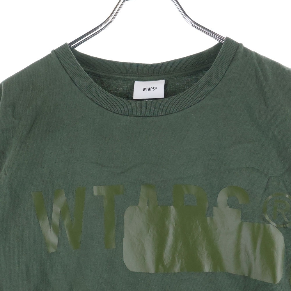 WTAPS(ダブルタップス) 25SS VSN/SS/COTTON ハイドロゴ クルーネック半袖Tシャツ カットソー カーキ