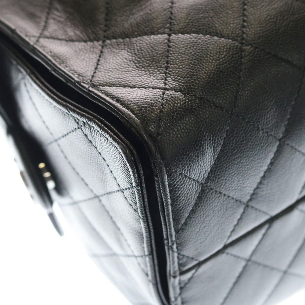 CHANEL(シャネル) シャネル 25 ラージ キャビアスキン レザー チェーンショルダー バッグ AS5311 シルバー金具 ランダムシリアル