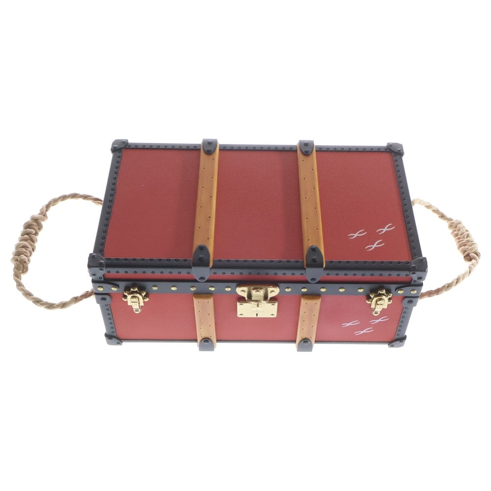 LOUIS VUITTON(ルイヴィトン) トランク型ジュエリーケース 小物入れ レッド