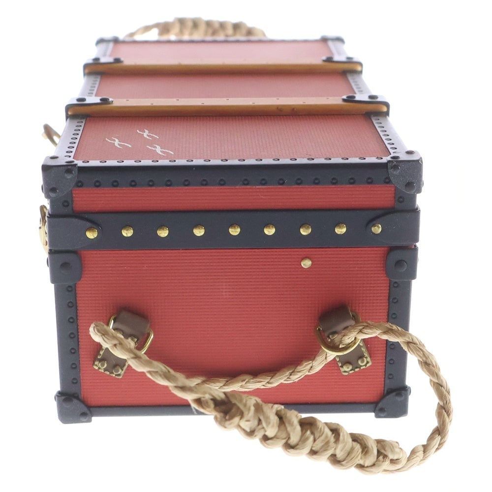 LOUIS VUITTON(ルイヴィトン) トランク型ジュエリーケース 小物入れ レッド