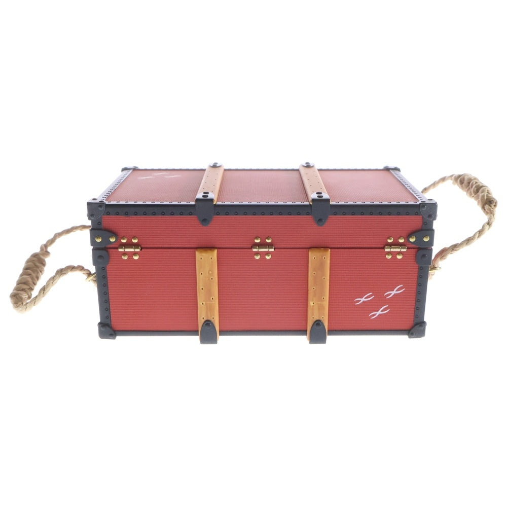 LOUIS VUITTON(ルイヴィトン) トランク型ジュエリーケース 小物入れ レッド
