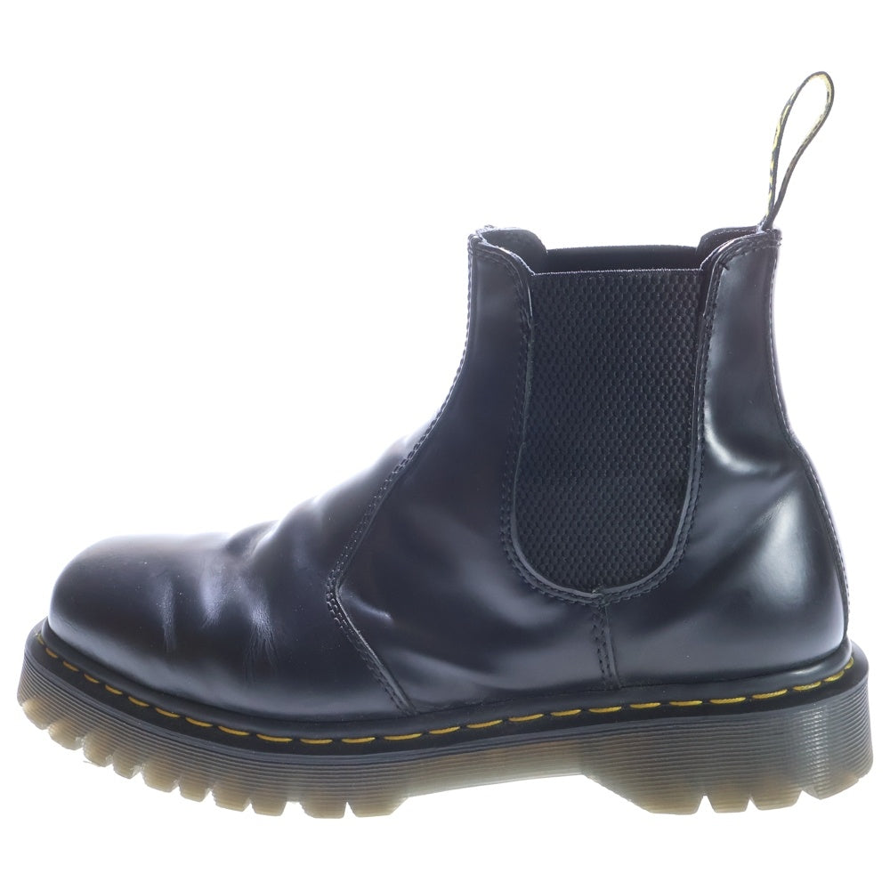 Dr.Martens(ドクターマーチン) サイドゴア スクエアトゥ レザー ブーツ ブラック GV06X