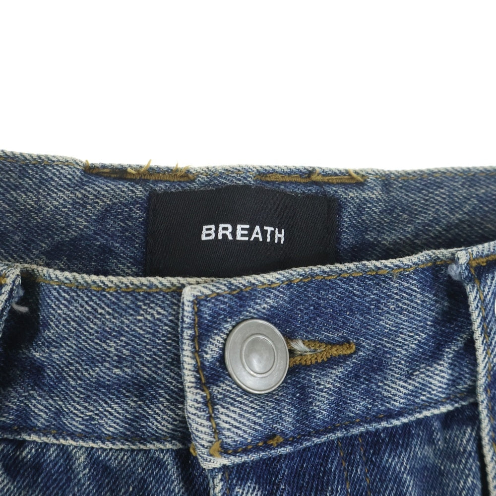 BREATH(ブレス) 24AW SUICIDE DENIM PANTS ワイド デニム カードパンツ インディゴ BR24AW-P1002