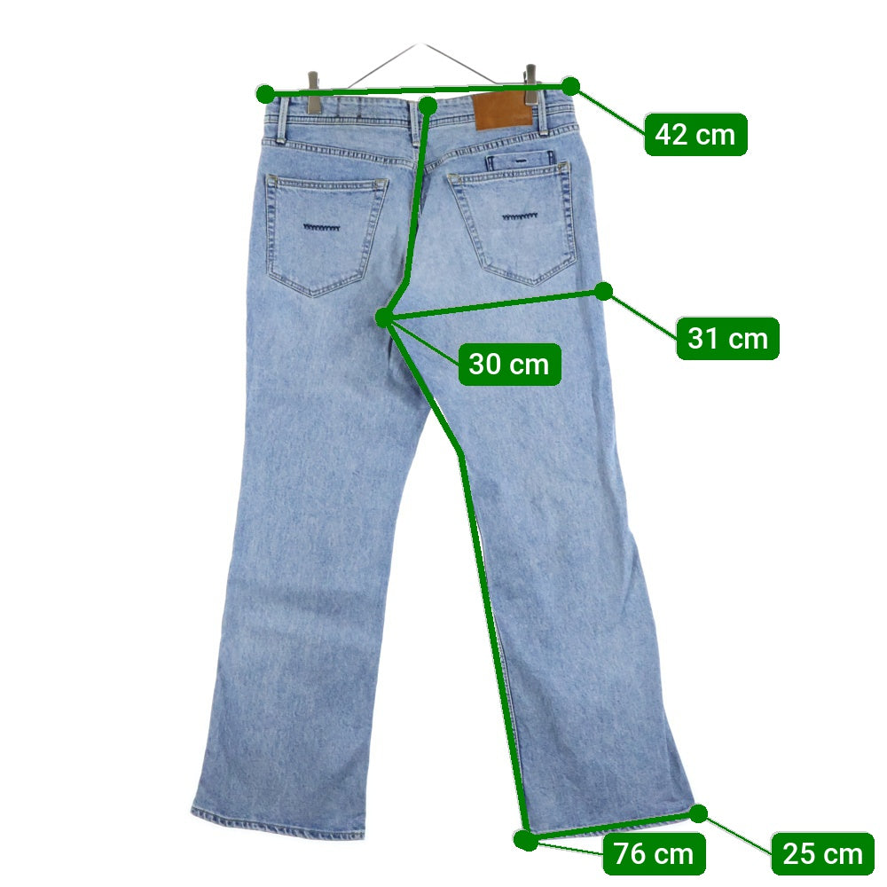 YANUK(ヤヌーク) ストレート デニムパンツ インディゴ 57251004