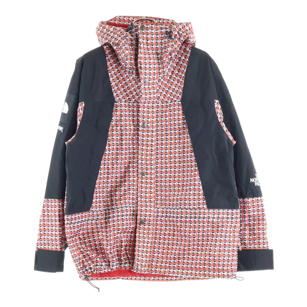 SUPREME(シュプリーム) 21SS ×THE NORTH FACE Studded Mountain Light Jacket スタッド マウンテンパーカー ジャケット レッド/ブラック NP12103I