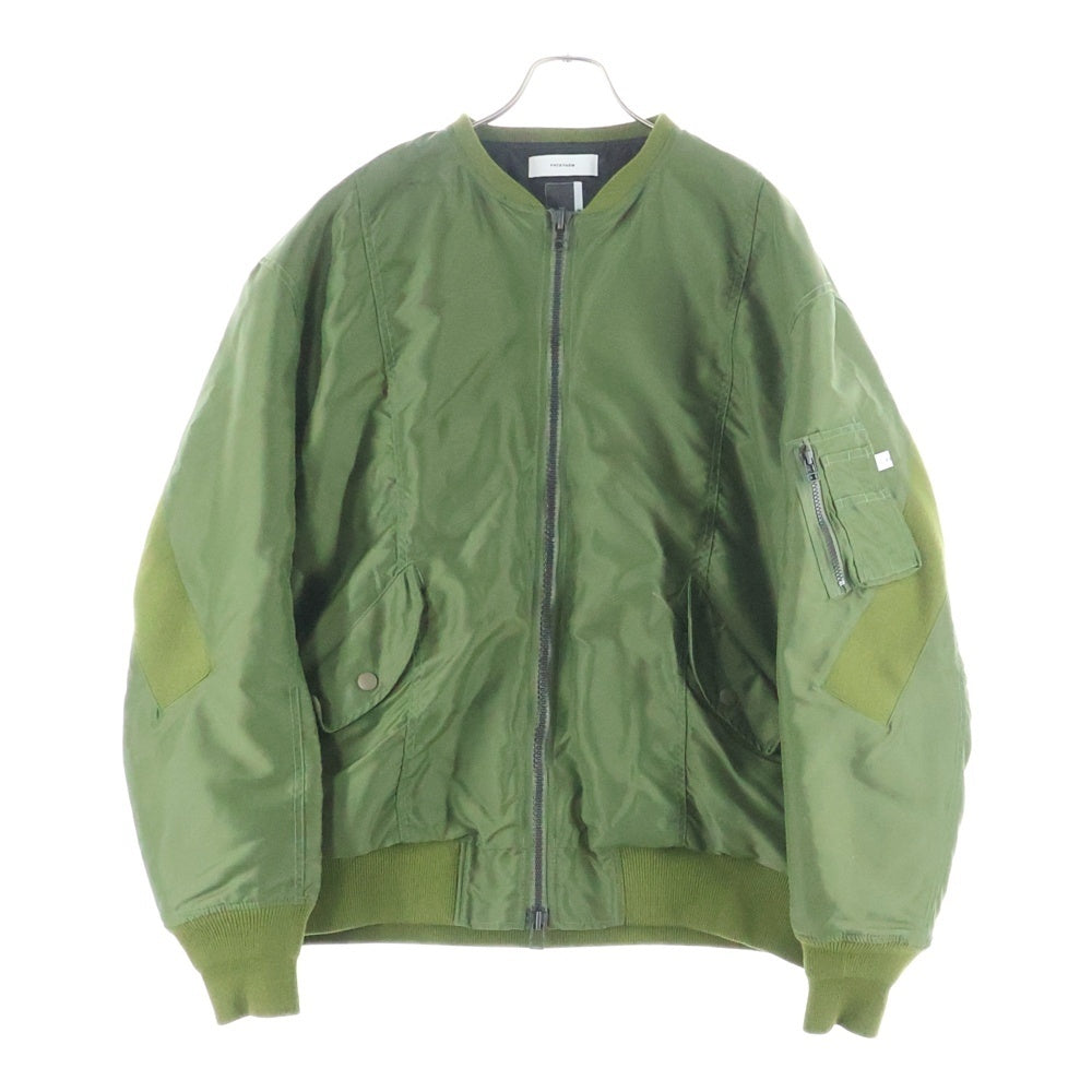 FACETASM(ファセッタズム) 19AW BIG MA-1 ナイロン フライトジャケット ブルゾン カーキ CHG-JK-M08