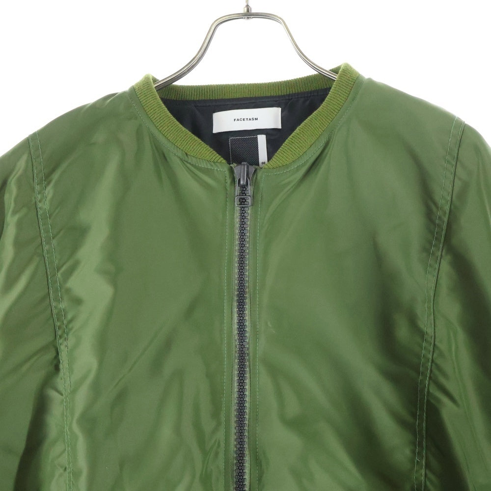 FACETASM(ファセッタズム) 19AW BIG MA-1 ナイロン フライトジャケット ブルゾン カーキ CHG-JK-M08