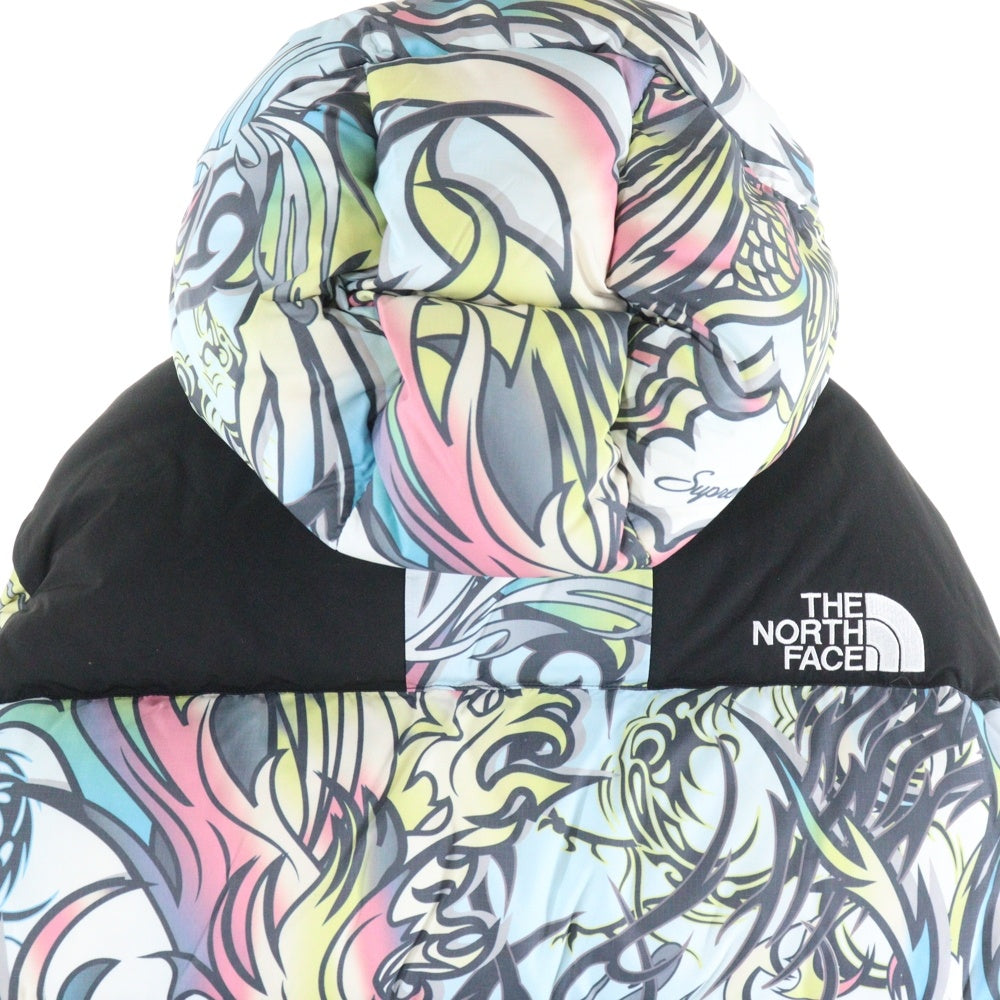 SUPREME(シュプリーム) 22AW ×THE NORTH FACE 700-FILL DOWN PARKA MULTICOLOR DRAGON ザノースフェイスフェイス フーデッド 中綿ダウンジャケット ドラゴン マルチ NF0A82R3