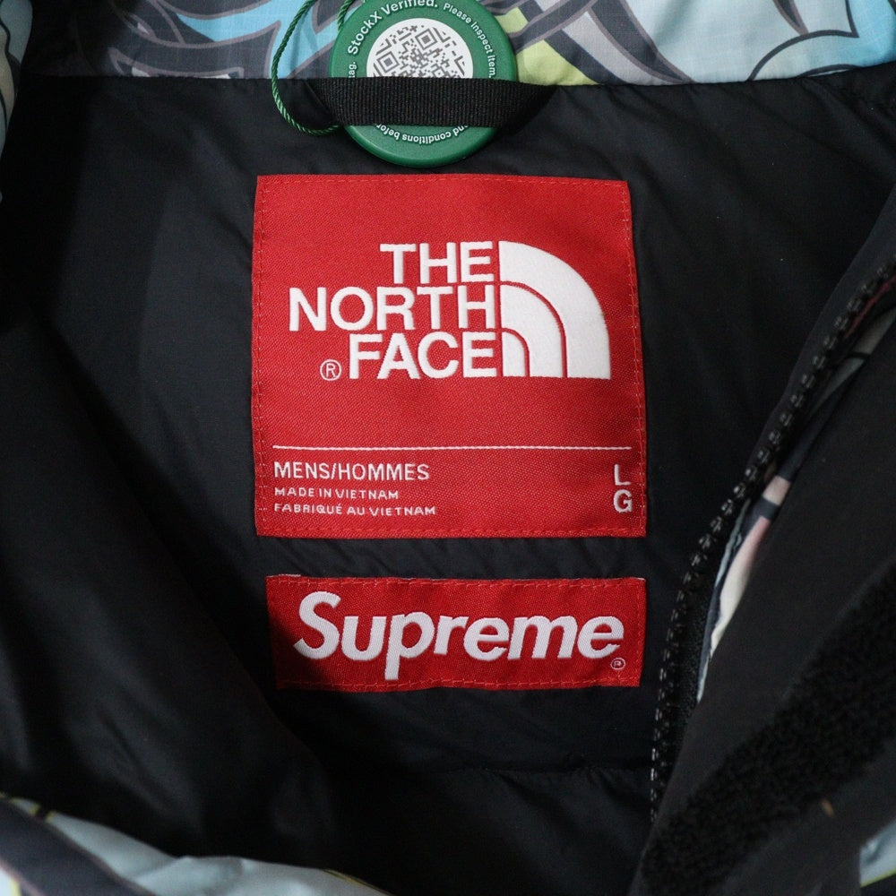 SUPREME(シュプリーム) 22AW ×THE NORTH FACE 700-FILL DOWN PARKA MULTICOLOR DRAGON ザノースフェイスフェイス フーデッド 中綿ダウンジャケット ドラゴン マルチ NF0A82R3