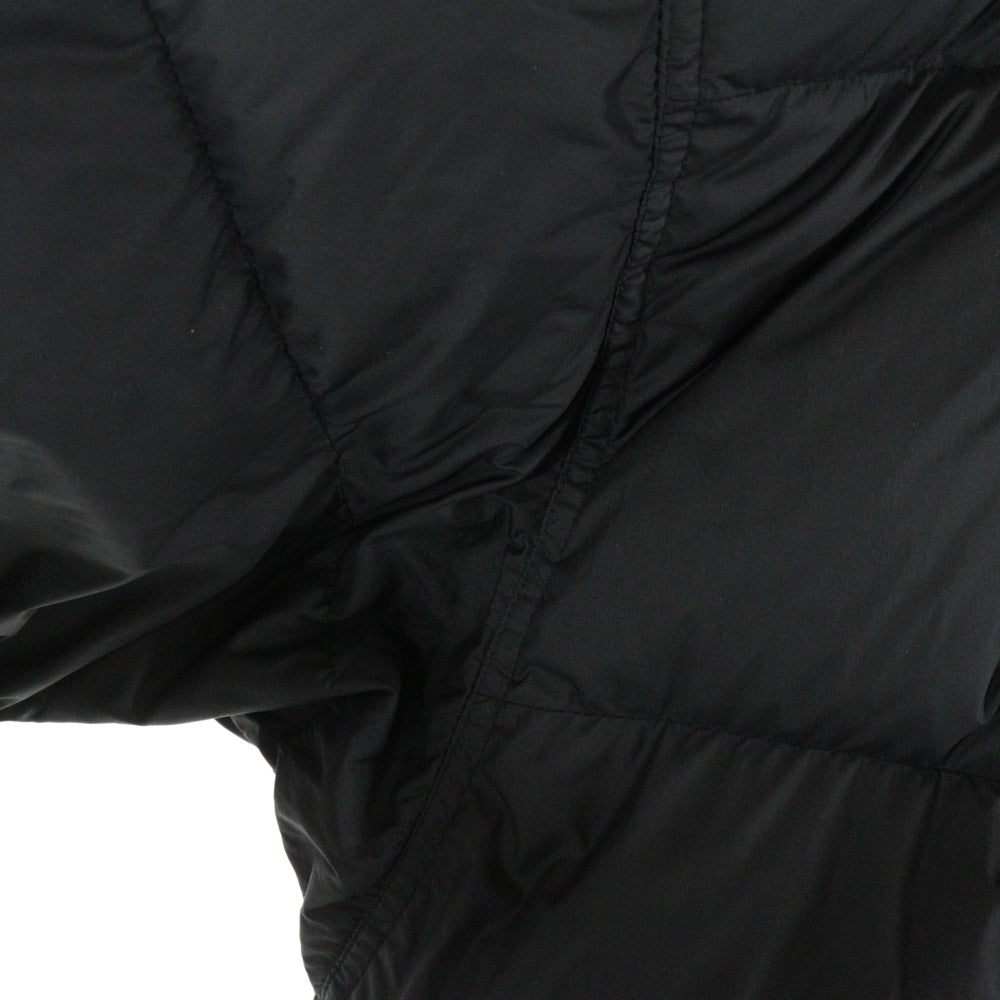 CHALLENGER(チャレンジャー) HOODED DOWN JACKET ロゴパッチ フーデッド ジップアップ 中綿ダンジャケット ブラック CLG-JK 022-009