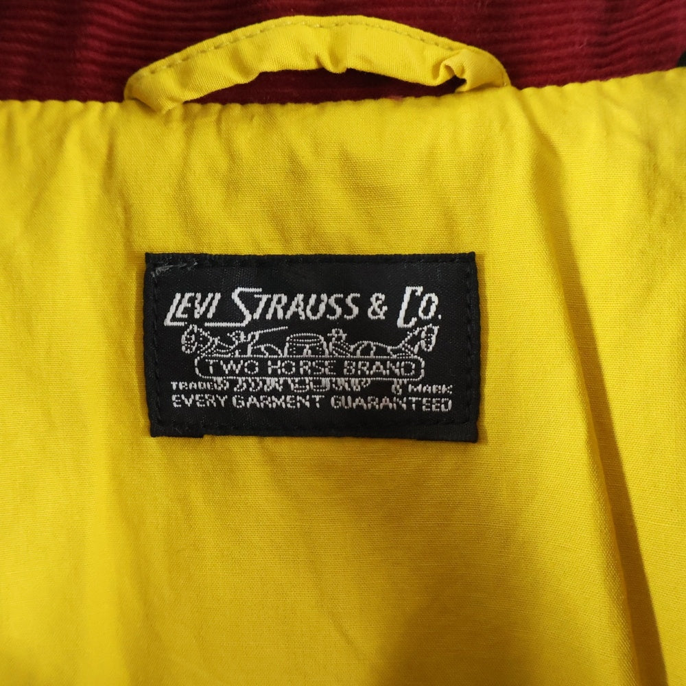 Levi's(リーバイス) コーデュロイ フロントボタン バーシティジャケット レッド PC9-A0954-0000