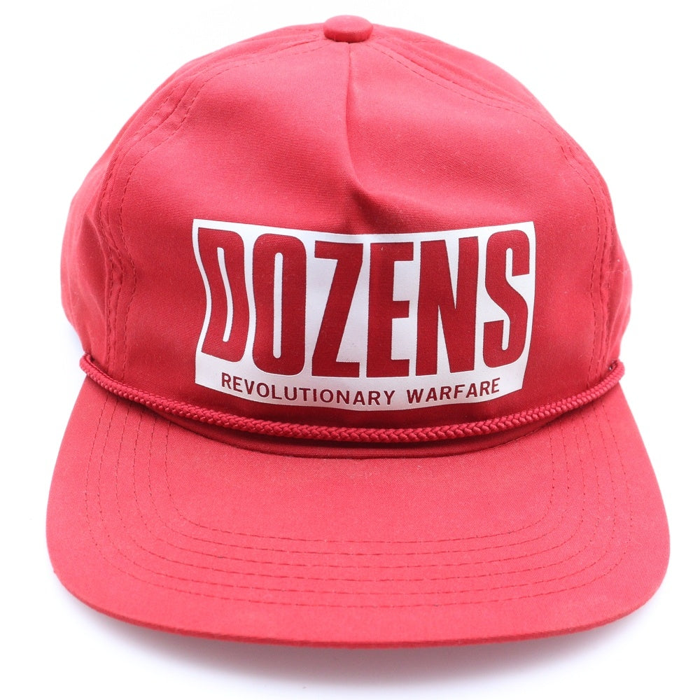 RATS(ラッツ) SOUVENIR CAP DOZENS フロントプリント スーベニアキャップ 帽子 レッド 21RA-0313
