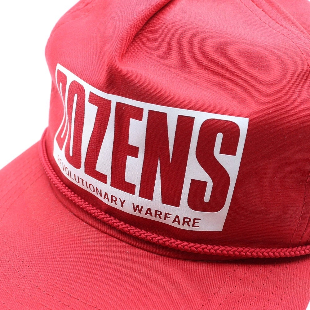 RATS(ラッツ) SOUVENIR CAP DOZENS フロントプリント スーベニアキャップ 帽子 レッド 21RA-0313